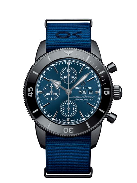 breitling superocean 44 blue face|Breitling Superocean 44 outerknown.